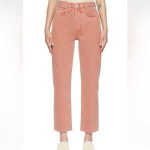 Re/Done Pink 70s Stovepipe Jeans